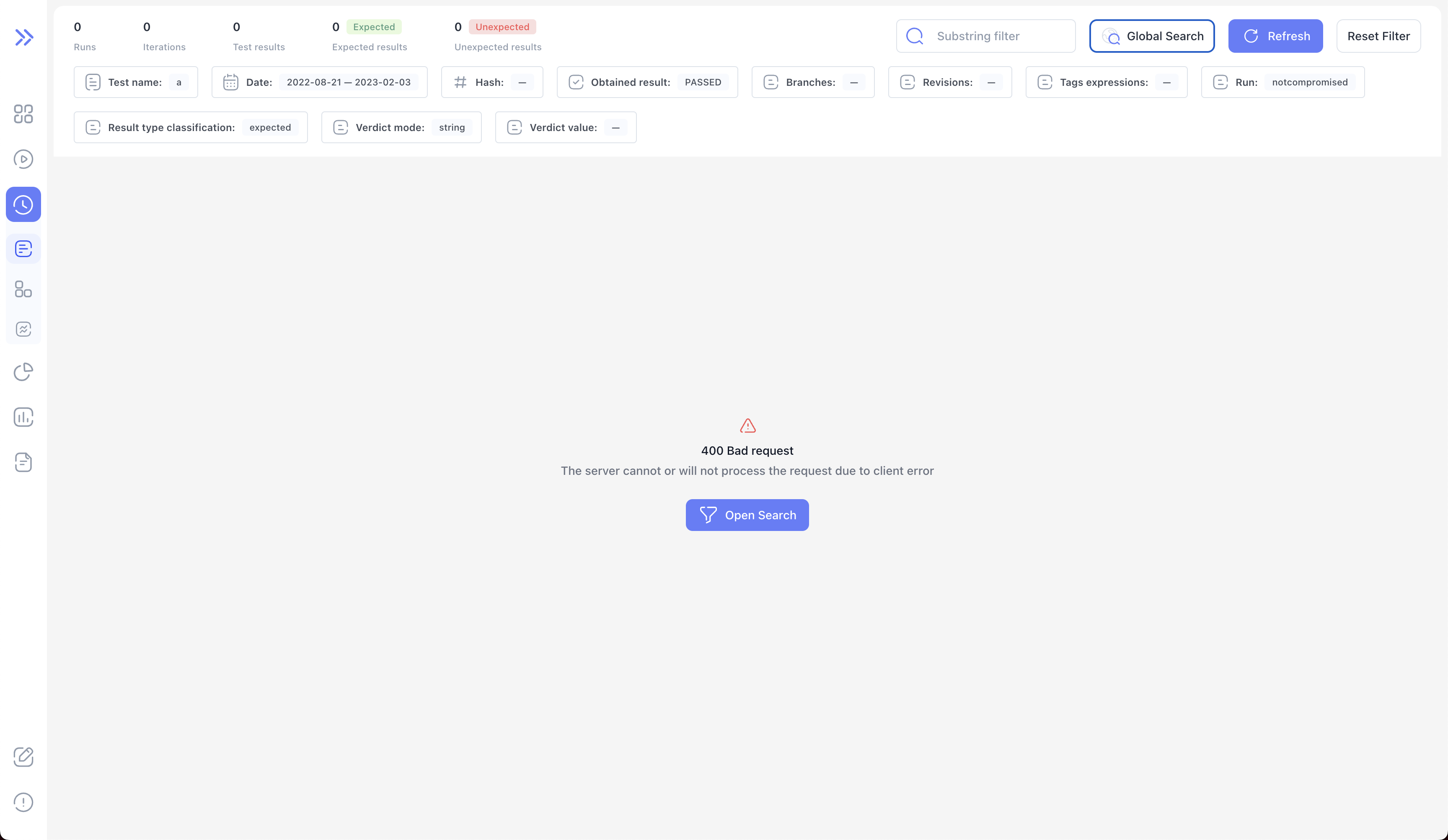 Error details