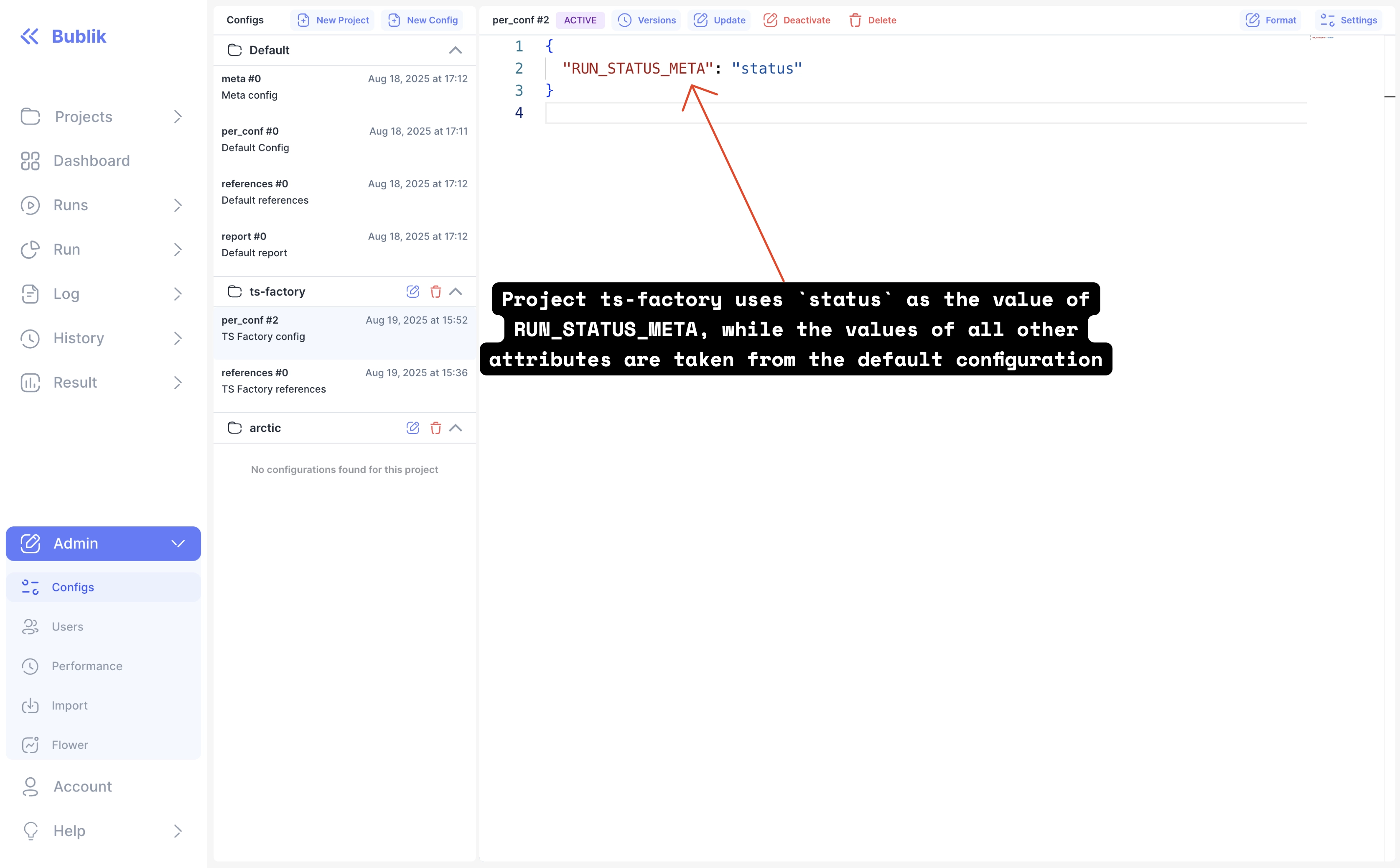 Default attributes